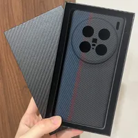 Real 600D Aramid Carbon Fiber Protector Phone Case Cover On For VIVO X100 X100s Pro Ultra 5G VIVOX100 100X X 100 s X100Ultra 512