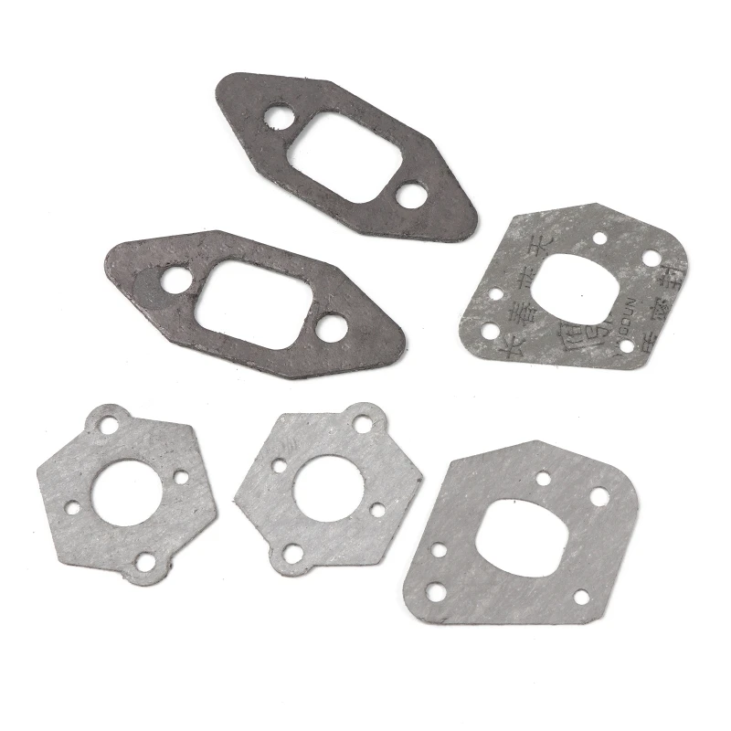 2 Set Chainsaw Intake Manifold Carburetor Muffler Gasket Kit Compatible with P350 Partner 350 351 Chainsaw Replacement