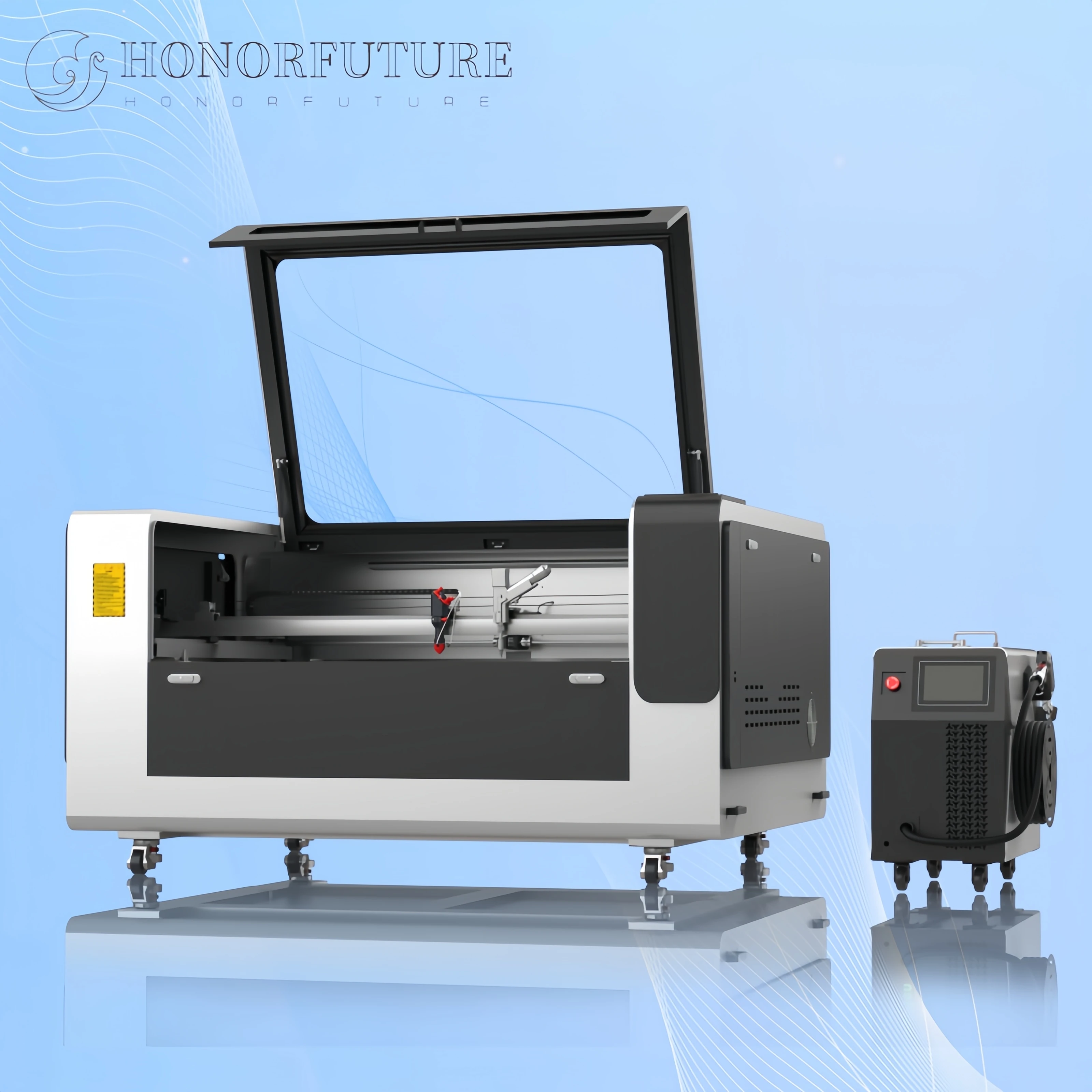 Latest Design1500W+150W 1390 9-in-1 Fiber Laser Cutting Machine and Welding Machine CNC Tools Multi-functional High Stability