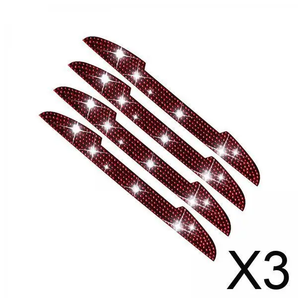 

Bling противоударные полоски со стразами, защита края двери автомобиля, самоклеящиеся защитные ограждения для автомобильных аксессуаров, универсальный внедорожник