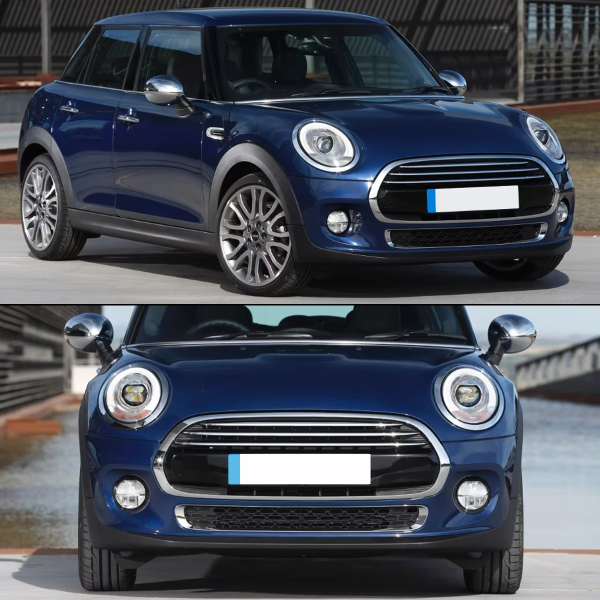 

Front Lower Grill Replace For Mini Cooper F55 F56 F57 2014-2021 Front Bumper Lower Face Bar Grill Black Refit Racing Grills