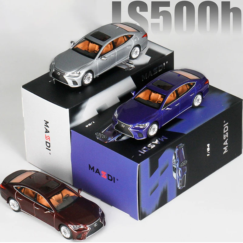 MASDI 1:64 LS500 LS500h Alloy Car Model Diecasts & Vehicles Car Model Miniature Scale Model Car For Collection Gift