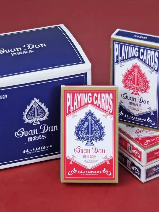 baralho-de-cartas-de-poker-especial-duplo-de-alta-qualidade-para-competicao-dou-di-zhu-vermelho-azul-8523-para-4-jogadores