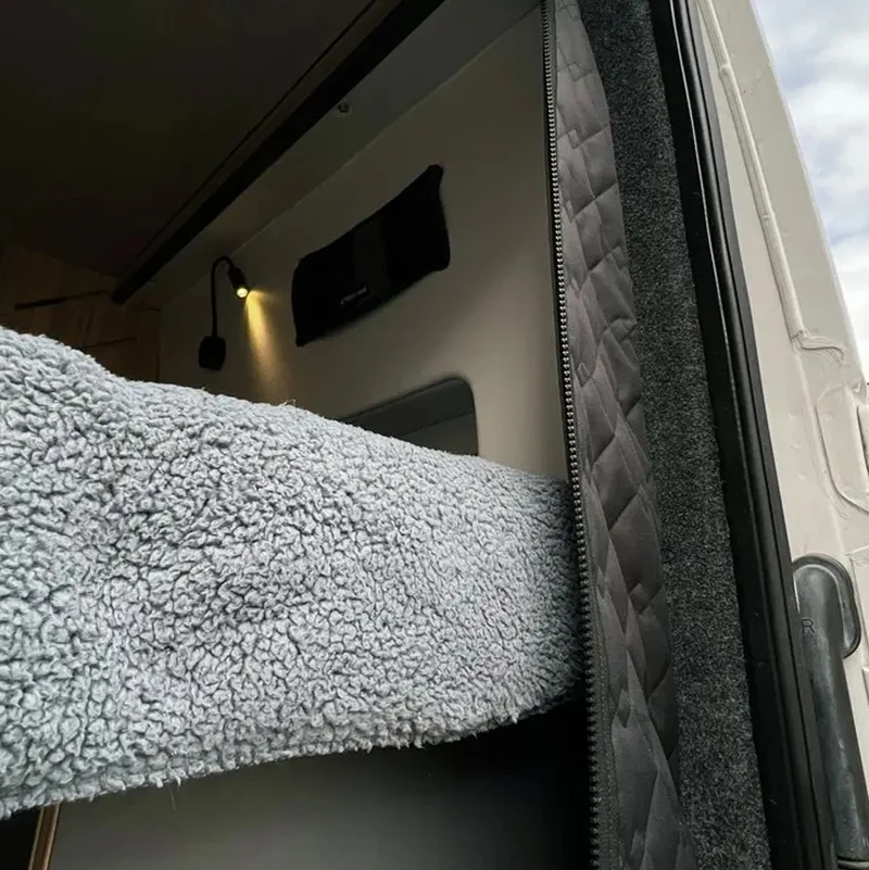 RV Insulated Thermal Screen Cover for Rear Barn Door Or Tailgate Compatible for Fiat Ducato Peugeot Boxer Citroen Relay 2006+ R