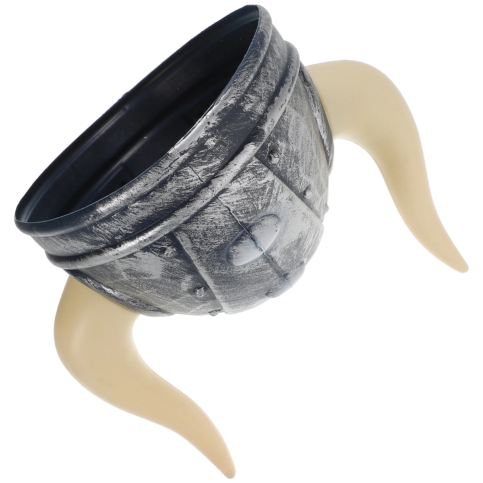 

Viking Hat Buffalo Horns Plastic Lightweight Comfortable Halloween Party Cosplay Photo Props Toy Bull Horns