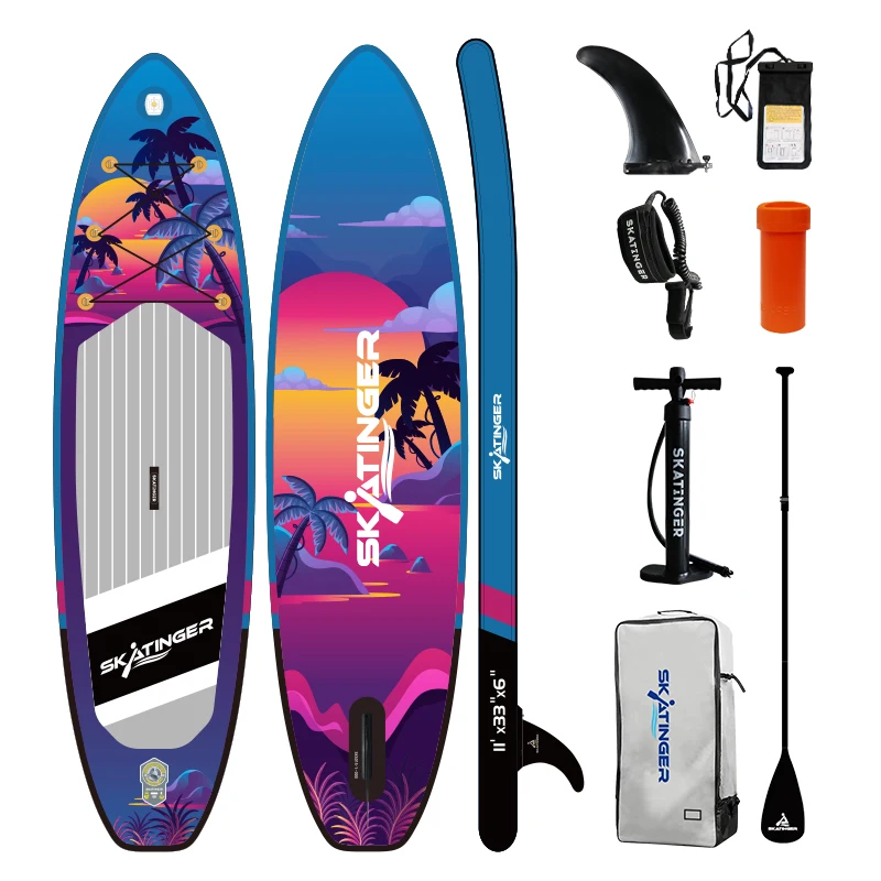 Hot Selling Sup Bord Soft Surfboard Paddle Padle Board Set Inflatable Paddle Board