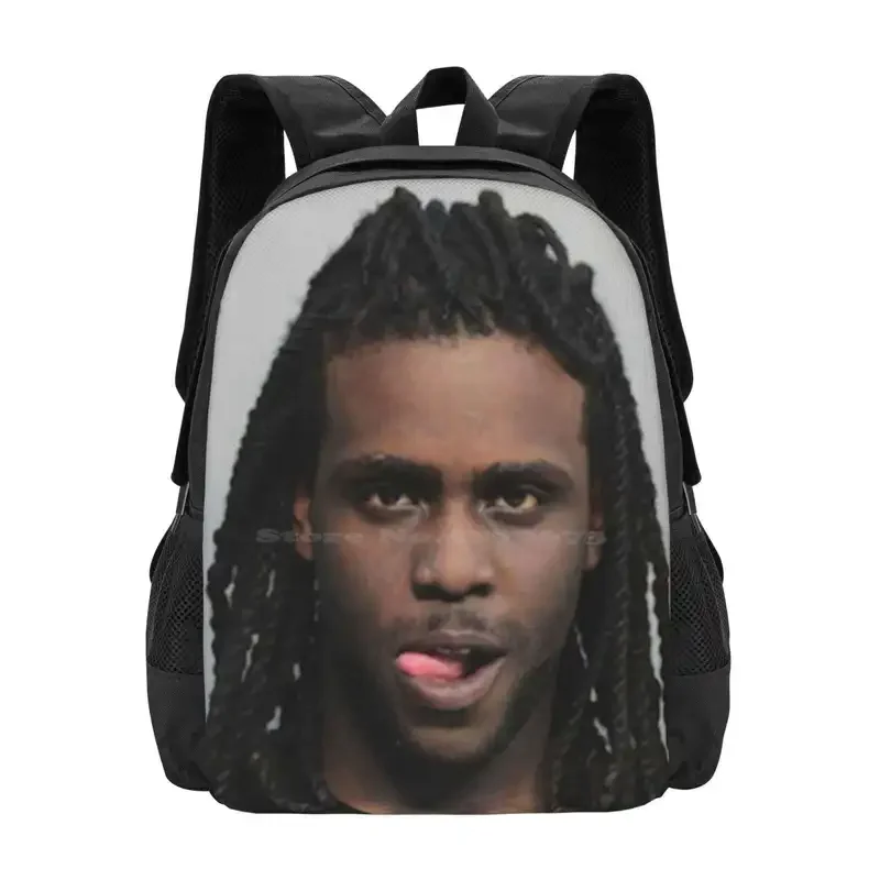 Chief Keef Mugshot School Bag Big Capacity Backpack Laptop Chief Keef