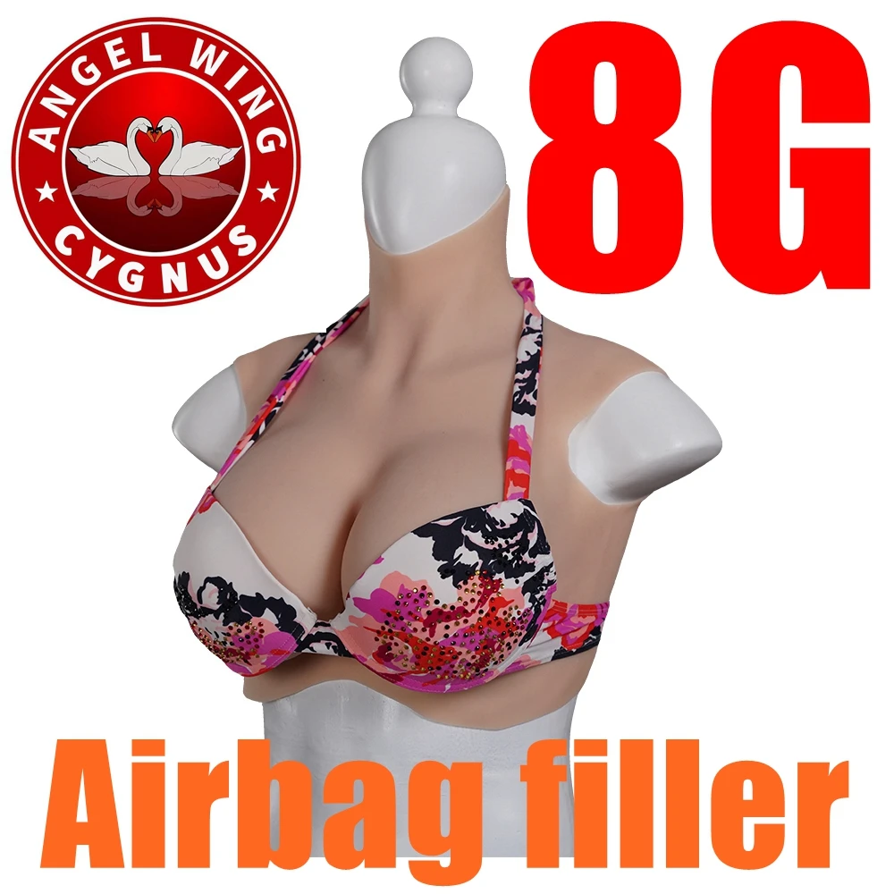 

8G Top New Upgrade Airbag Filler Fake Artificial Boob Realistic Silicone Breast Form Crossdresser Shemale Transgender Drag Queen