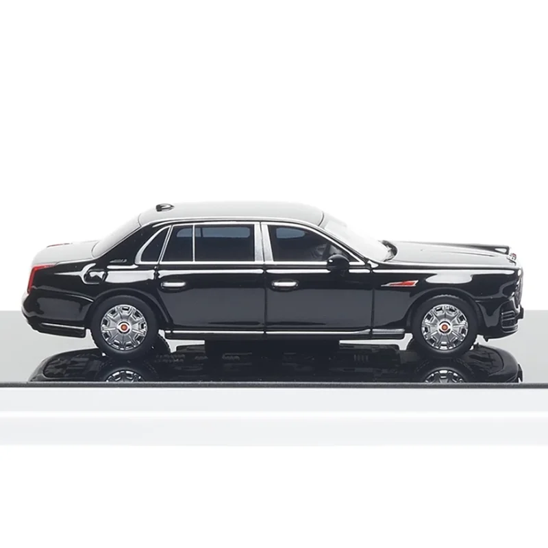 AR 1:64 Scale Hongqi L5 Alloy Car Model Desktop Collection Souvenir Toy Static Display Adult Gift Ornament