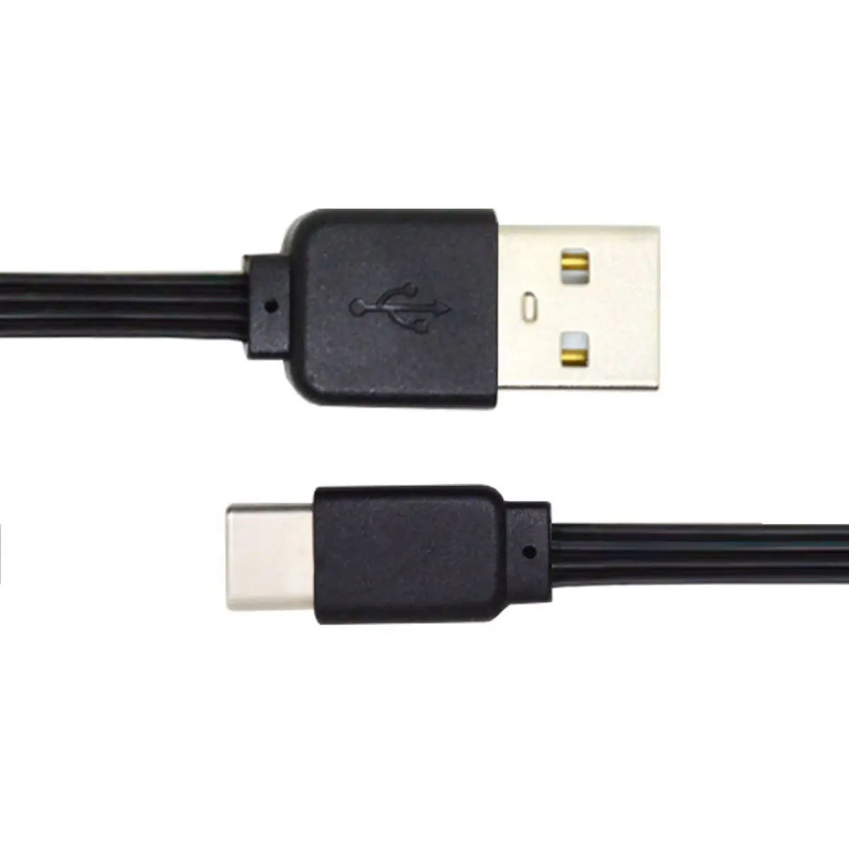 Xiwai USB 2.0 Type-A Male to USB-C Type-C Male Male Data Flat Slim FPC Cable for FPV & Disk & Phone 13cm