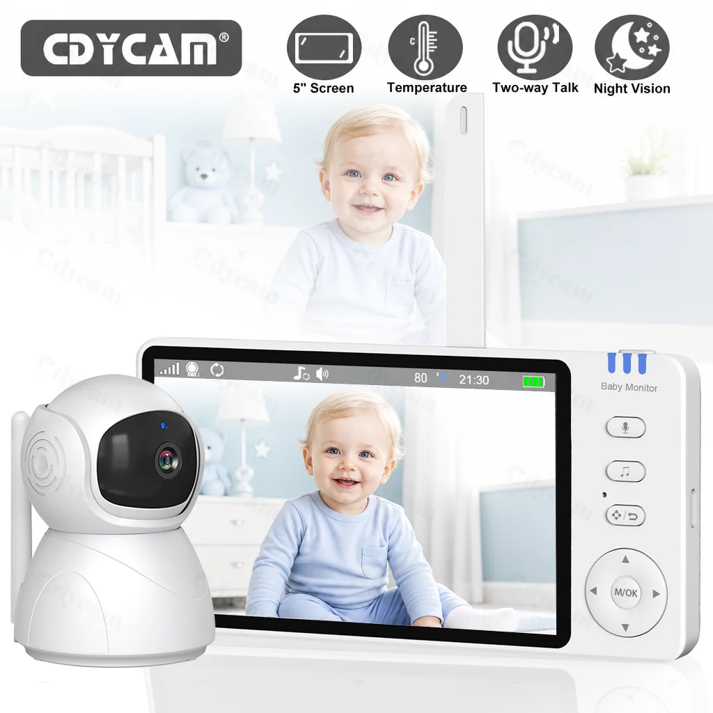 moniteur-bebe-50''-avec-camera-inclinable-et-orientable-zoom-4x-audio-bidirectionnel-vision-nocturne-vox-temperature-8-berceuses-camera-video-pour-nounou