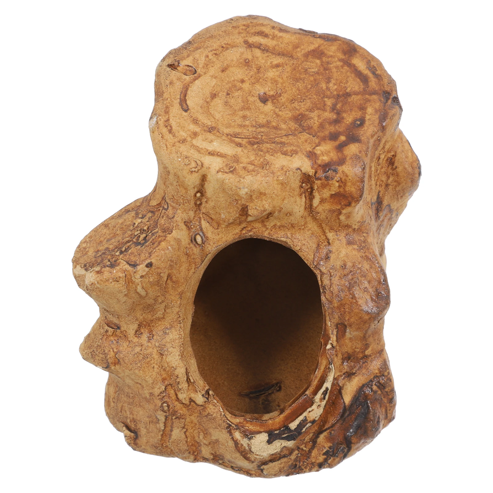 

Aquarium Fish Tank Decoration Ceramic Cave Shelter for Betta Shrimp Reptile Hides Logs Caves Breeding Hideout Decorations