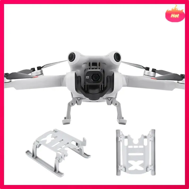 AYHF Landing Gear For Mini 4 Pro Drone Foldable Expansion Kit Quick Release Height Protector Extended Leg Extensions Props ABS 1