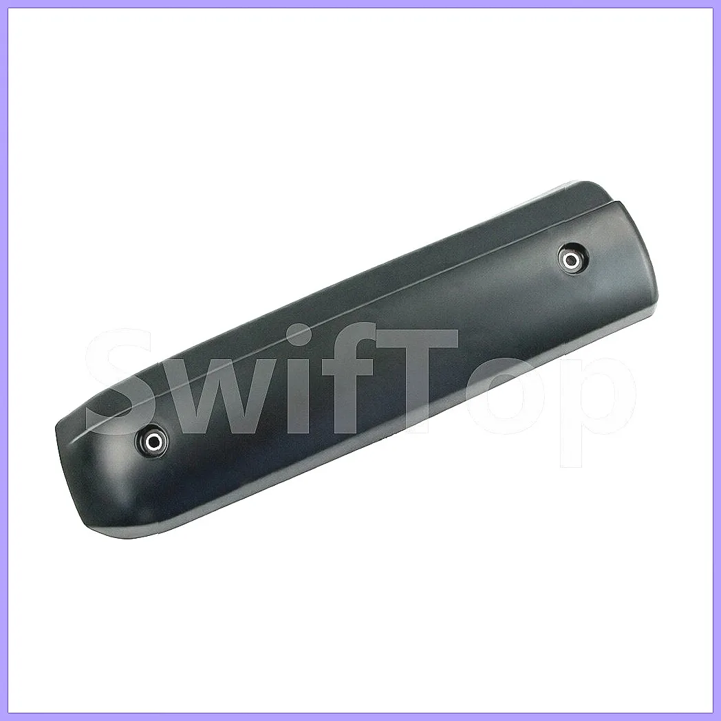 Motorcycle Exhaust Pipe Cover Cowl Protector Black / Silver Fit For YAMAHA Majesty 250 YP250 Majesty250 YP 250 Accessories - view 5