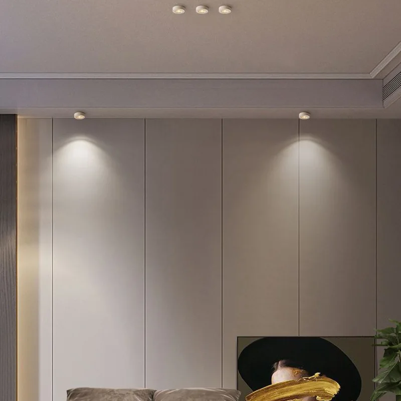 Open-Mounted Mini Projector Ultra-fino, teto-Top, armário do vinho