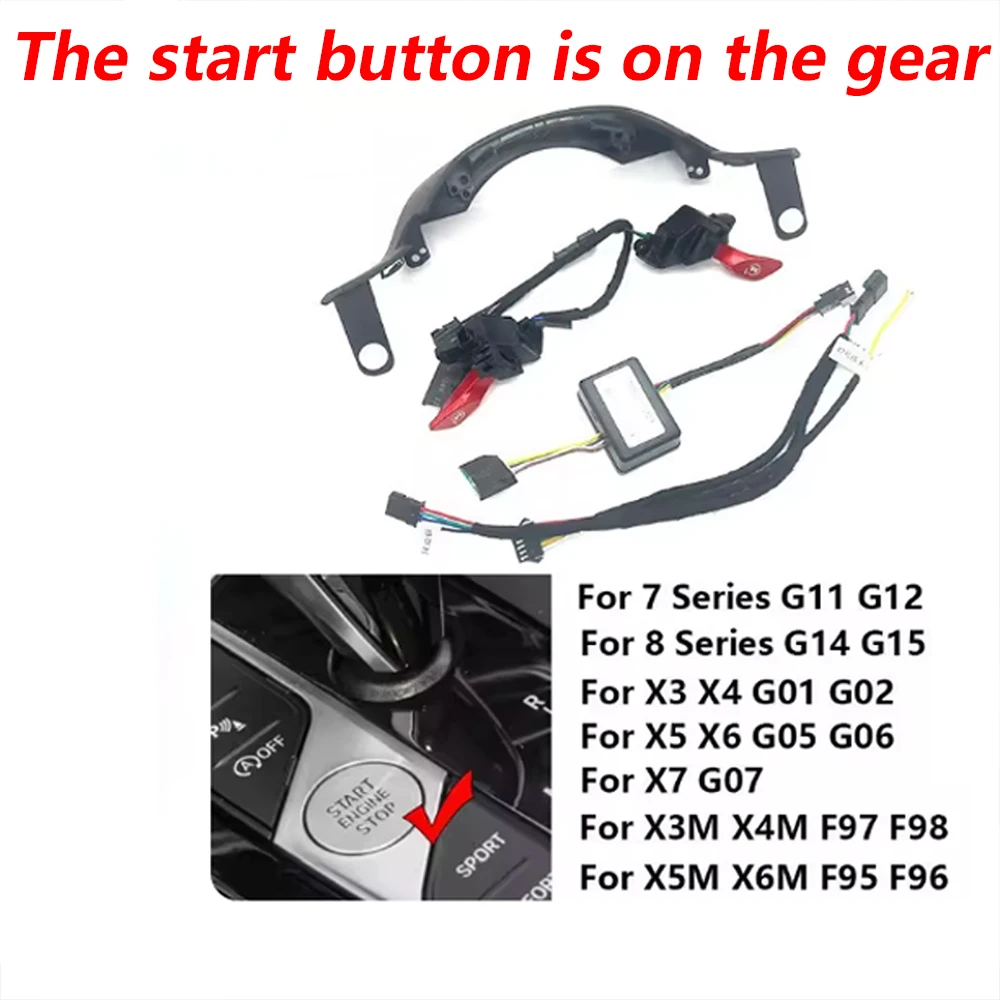 For BMW 8 Series G16 X3 G01 X4 G02 X5 G05 X6 G06 X7 G07 2021-2023 Steering Wheel M1 M2 Button Sports Mode Car Accessories Trim