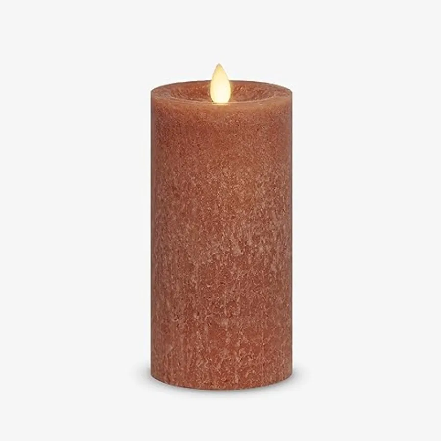 Sea Glass Flameless Candle, Adobe 3