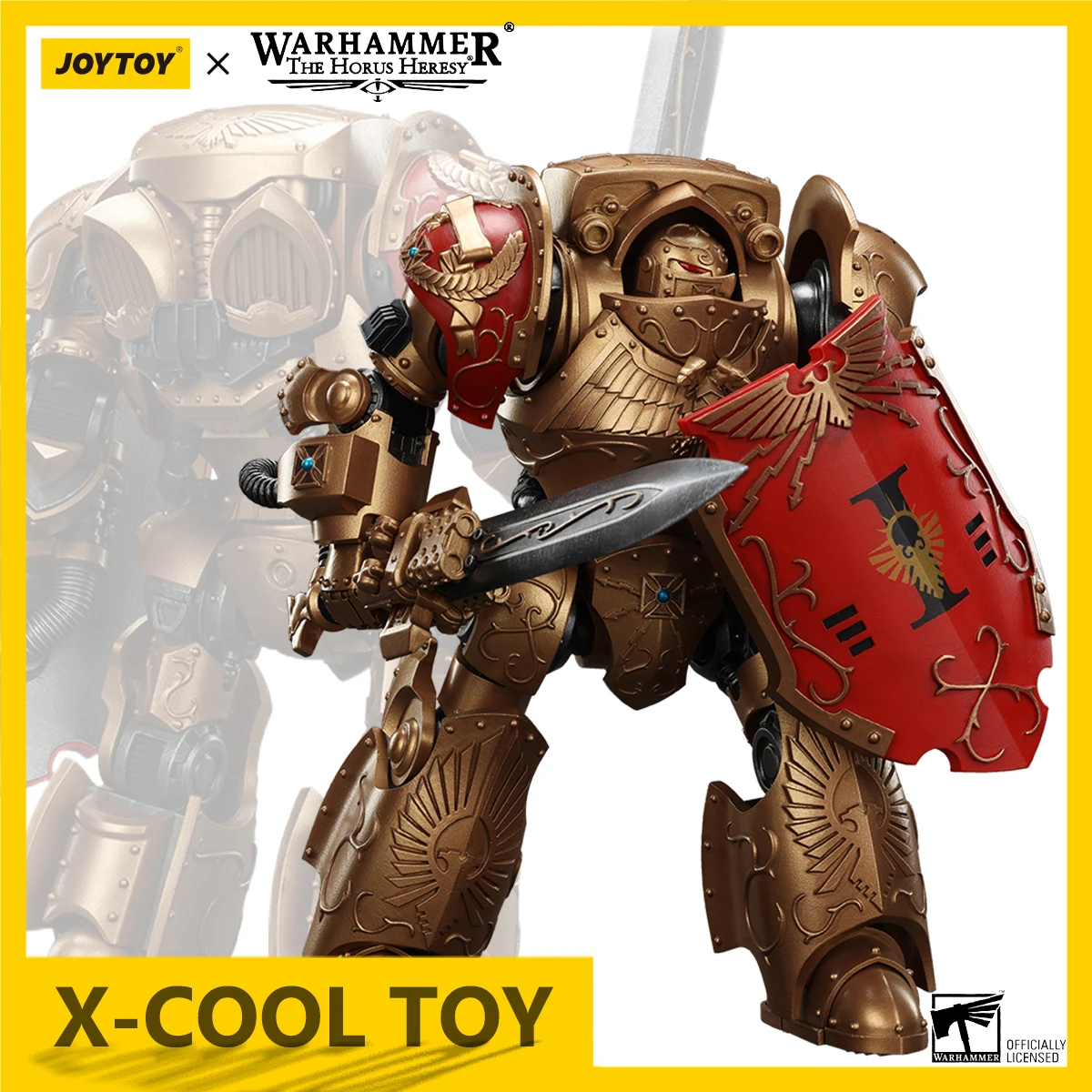 JOYTOY Warhammer The Horus Heresy Legio Custodes Action Figure Contemptor-Galatus Dreadnought Figurina mobile congiunta Modello anime