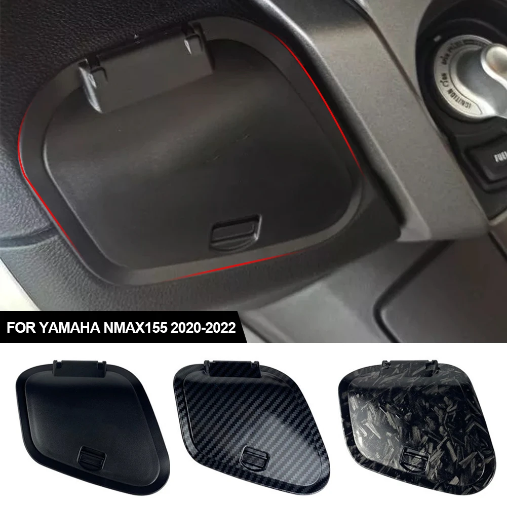 For Yamaha Nmax v2 nmax nmax155 2020-2022 Tool Box Storage Cover Lid ABS UPGRADE Side Pocket Cover Charger Waterproof Cap