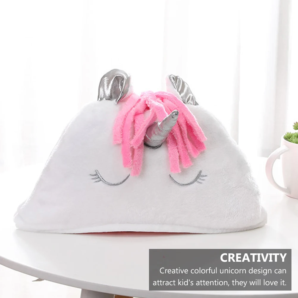 

1pc Colorful Unicorn Flannel Cape Kids Funny Shawl Warm Blanket Party Costume Gift Stamped Capes Shirts Scarves Wraps