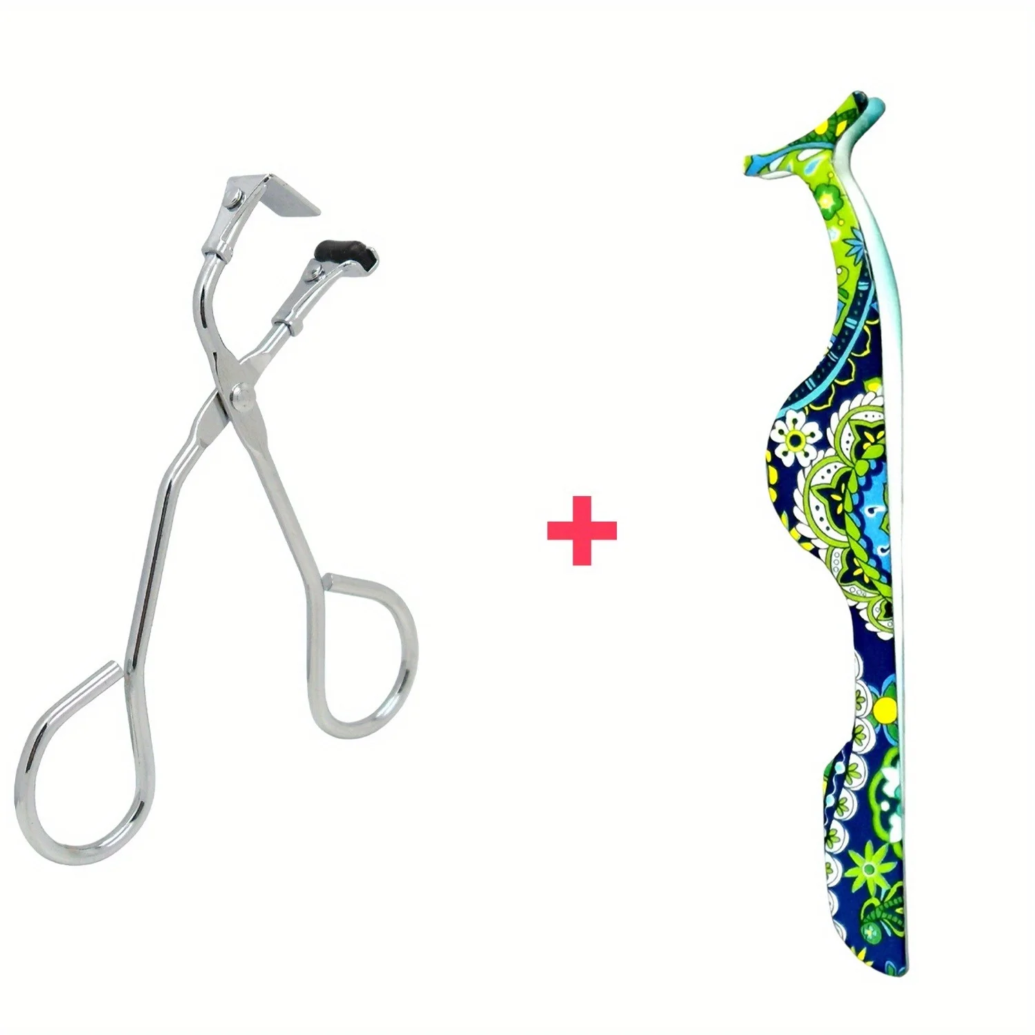 2PackPartial Eyelash Curler Professional Segmented Mini Lash Curler for Eye Corner Tail Portable Eyelash Lifting Makeup Tool Kit