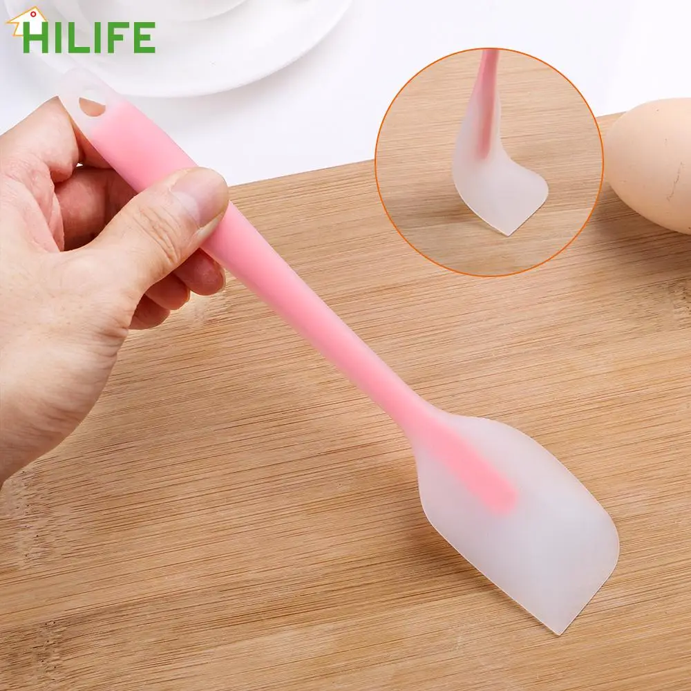 HILIFE Butter Mixer Cake Brush Cake Cream Butter Spatula Baking Pastry Tools Silicone Pastry Spatula Mixing Batter Scraper