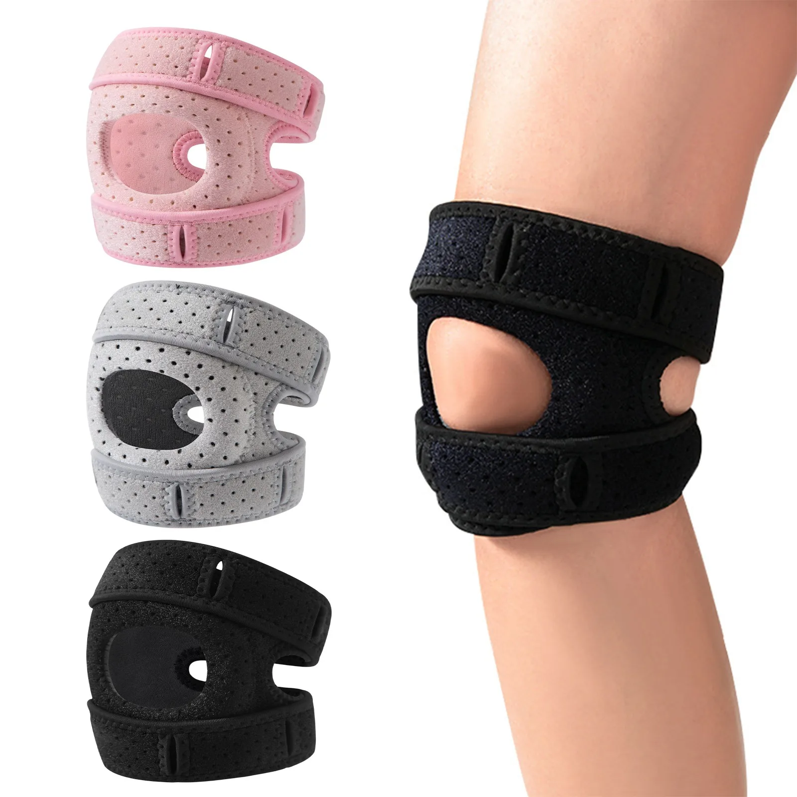 

1 шт., наколенник надколенника, компрессионный рукав для женщин и мужчин, боль в колене, артрит, боль, спортивные наколенники, наколенники