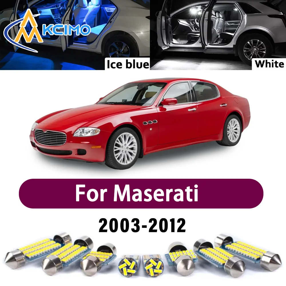 

Super Bright LED Interior Lamp Kit For Maserati Quattroporte M139 2003-2012 Error Free Canbus Reading Mirror Light Bulbs