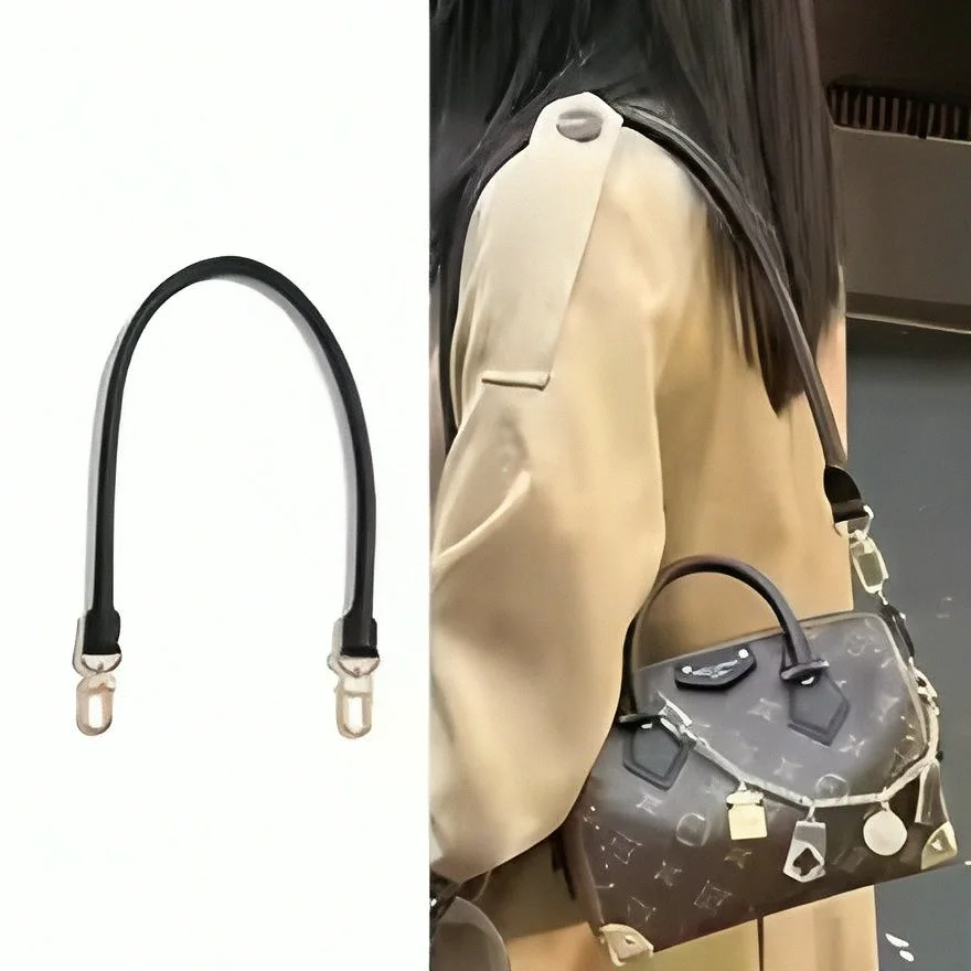 Vintage Dark Subtle Print Barrel Handbag Smooth Leather Short Handle Decorative Metal Tags Metal Corner Protector Detachable Wide Strap Ladies Crossbody Purse