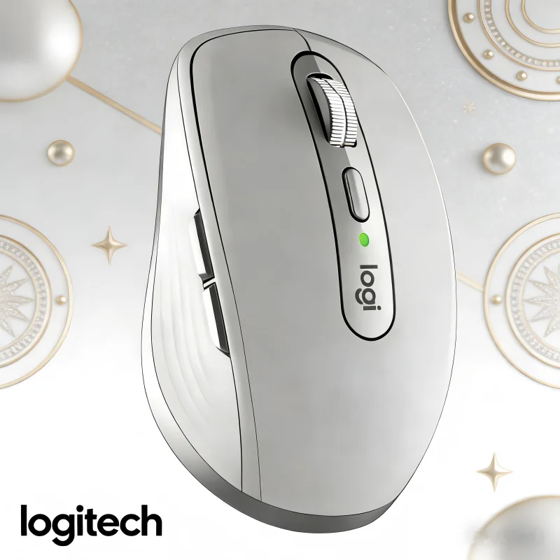 

Беспроводная двухрежимная бесшумная офисная мышь Logitech MX Anywhere 3S: 8K DPI, стеклянное сенсорное покрытие + колесо прокрутки MagSpeed