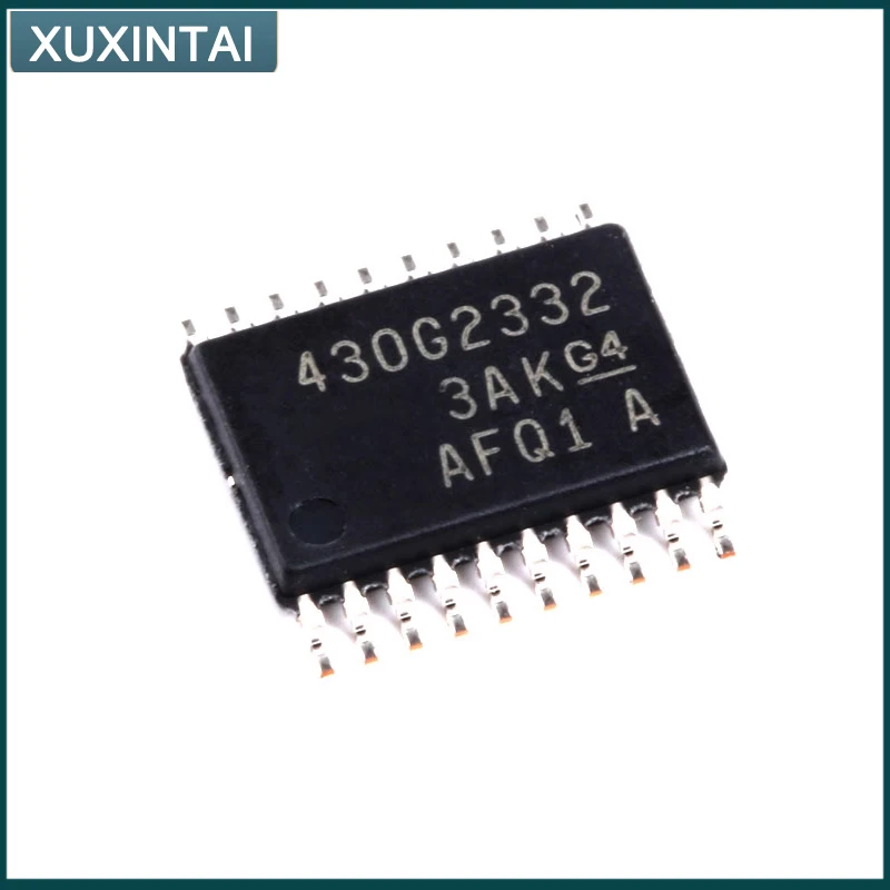 20Pcs/Lot  New Original  MSP430G2332IPW20R  MSP430G2332  Microcontroller IC 16-Bit 16MHz 4KB (4K x 8) FLASH 20-TSSOP