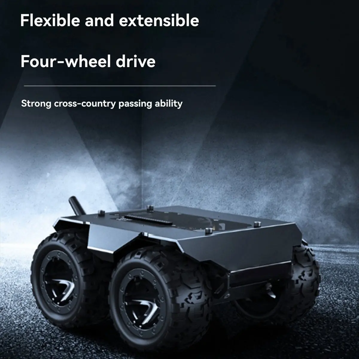Stock limitato! Kit telaio robot mobile WVE 4WD per auto, espandibile per gli appassionati di robotica Spina UK