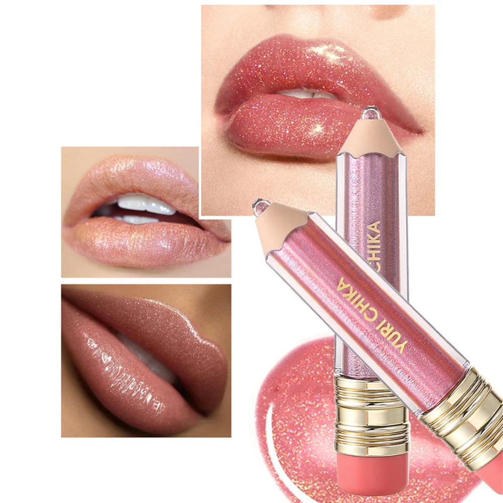 1/3/5PCS Easy Color Lip Glaze Perfect Gloss Easy To Color Six Colors Cosmetic Long-lasting Plumpness Health & Beauty