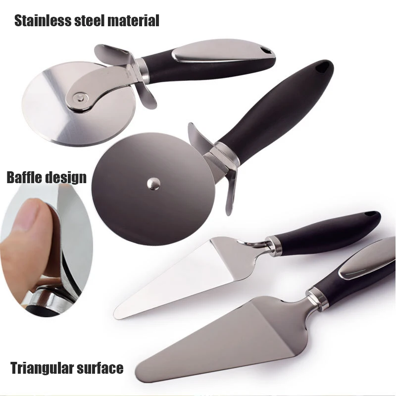 

Stainless Steel Pizza Knife Cake Bread Pies Round Knife Pastry Pasta Multifunction Cutter Wheels Home Kitchen Bake Tool