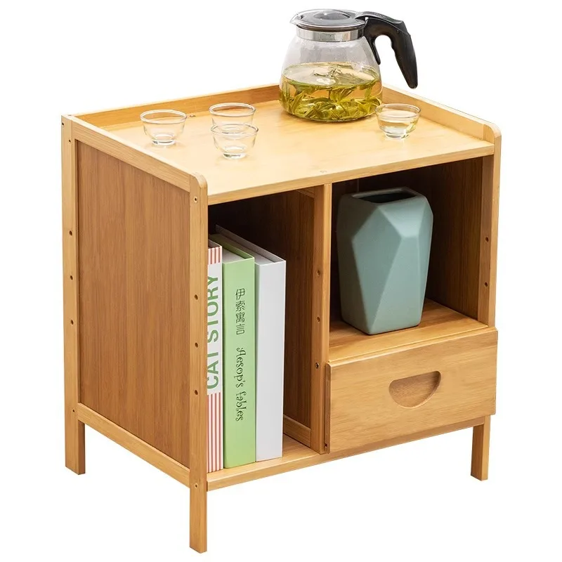 

Living room sofa side, small table, simple side cabinet at the bedside