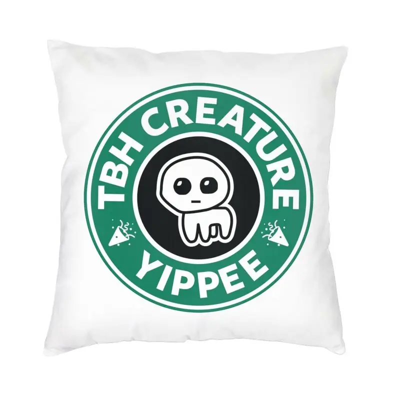 Tbh Creature Logo Cushion Cover Two Side 3D Printing Yippee Throw Pillow Case for Sofa Cool Pillowcase Home Decorative