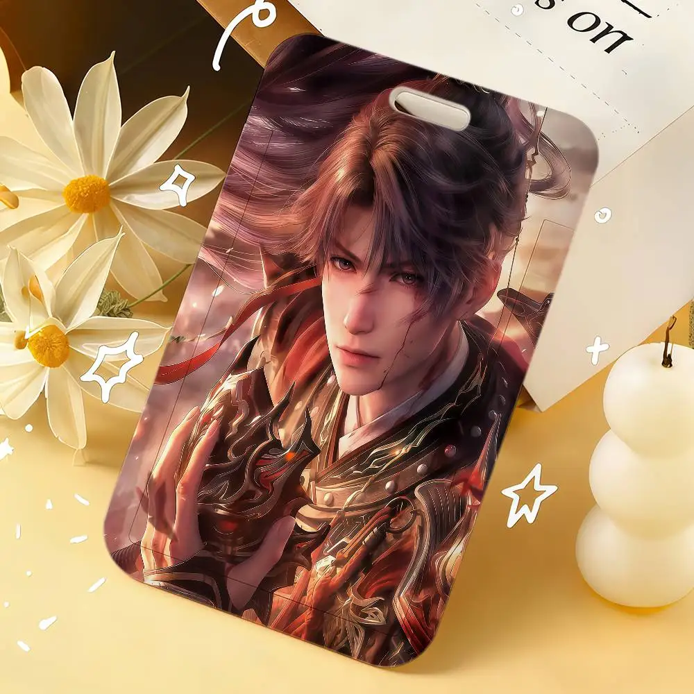 Rafayel Vermilion Martial God Love And Deepspace Creative card holder for students and buses unisex