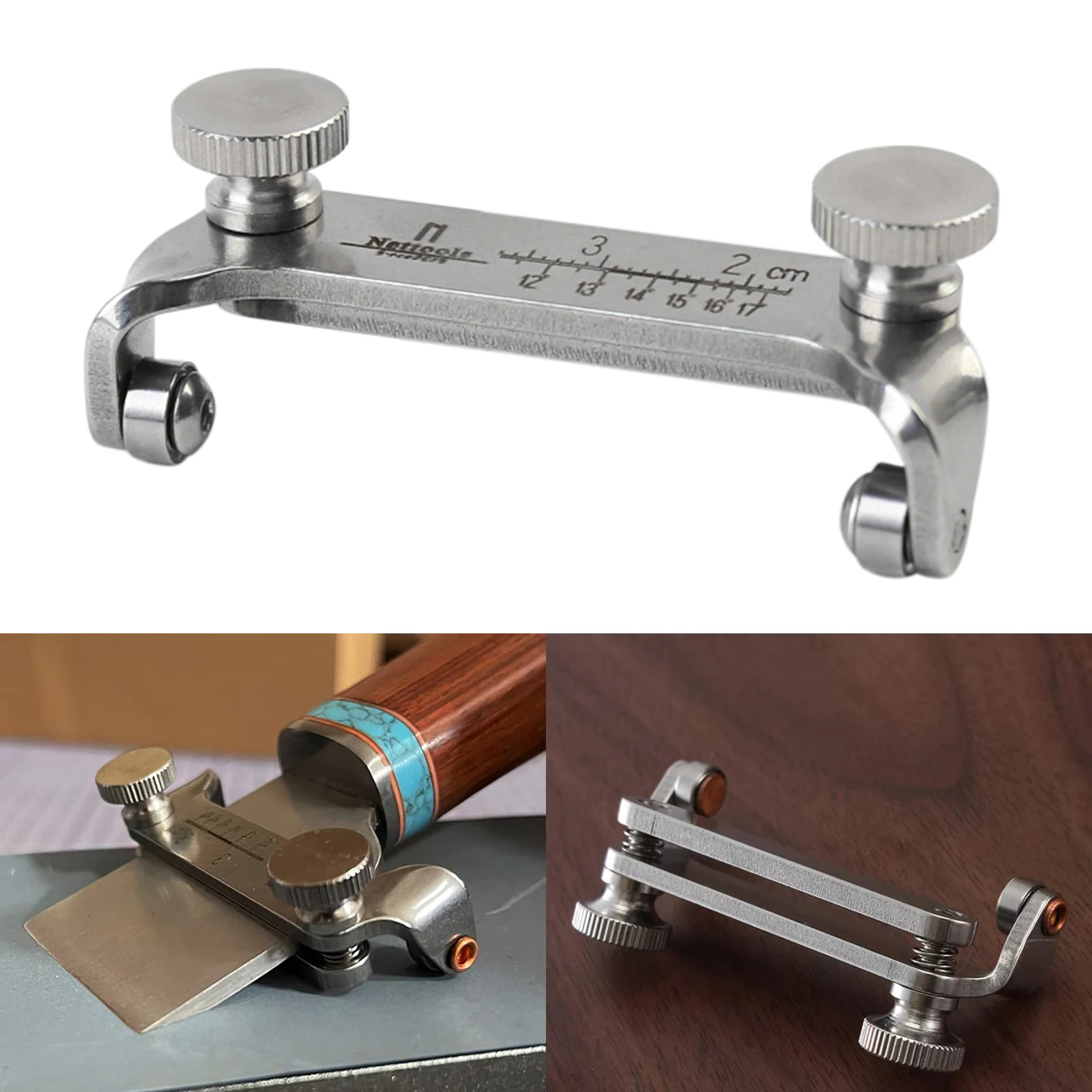 

1Pc Fixed Angle Sharpening Frame Knife Sharpener High Quality With Auxiliary Scale For Planer Chisel Carving Knife