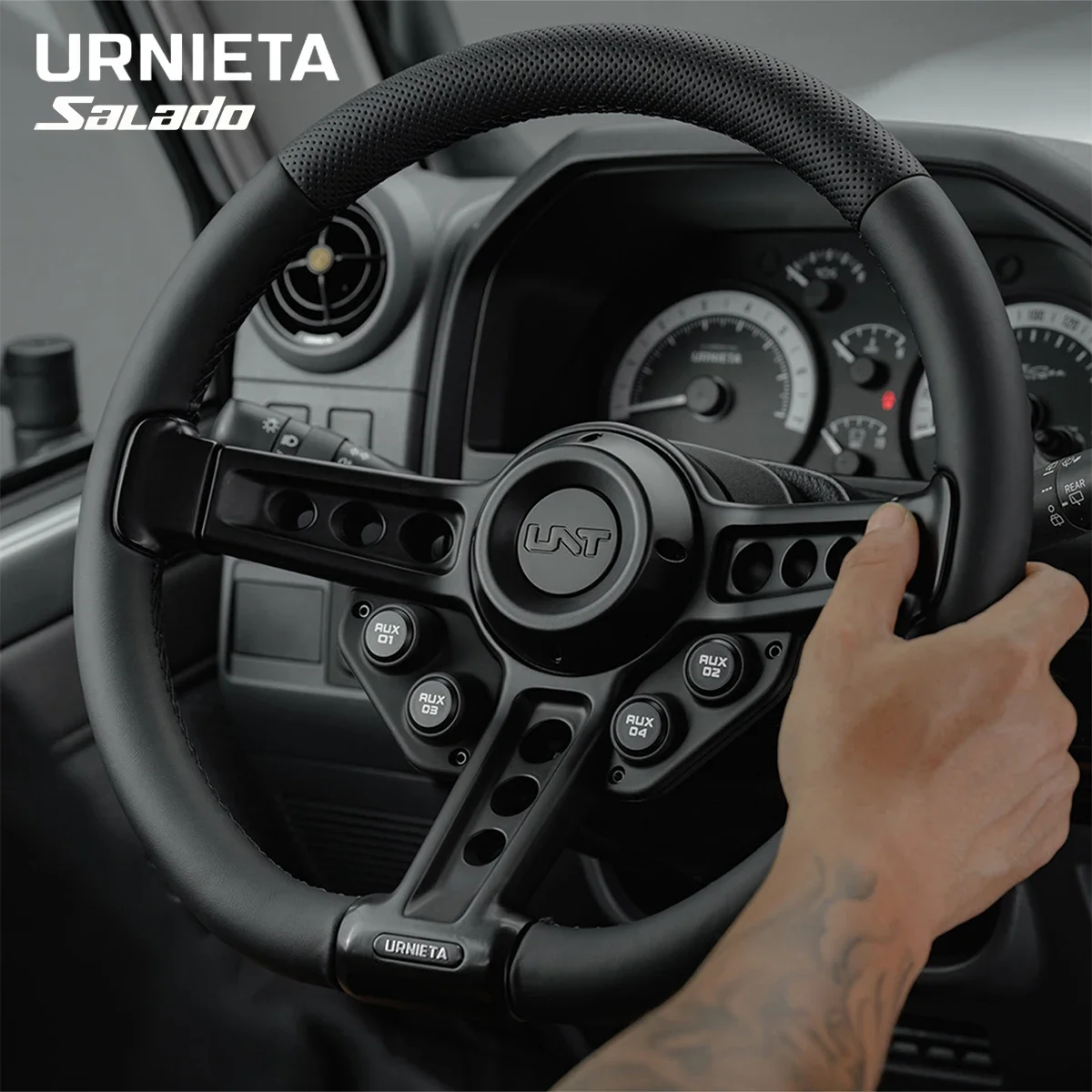 New style Urnieta Salado Steering Wheel Kit, Multifunction Steering Wheel With Expansion Switches For Suzuki Jimny JB74 & JC74 &