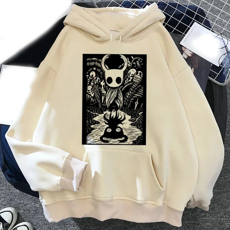 Homens e mulheres impressos Hip Hop Hoodie, moletons com capuz de rua, pulôveres, roupas unisex, roupas da moda, cavaleiro oco, Y2K