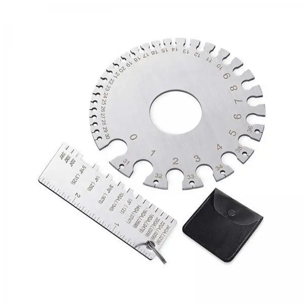 6x Welding Material Thickness Gauge Metal Gauge Thickness Tool for Vessel