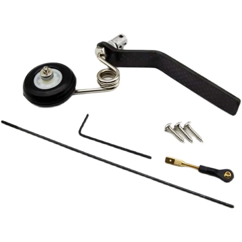 Ensemble de roue arrière en Fiber de carbone pour avions RC 26-50CC avec train d'atterrissage absorbant les chocs