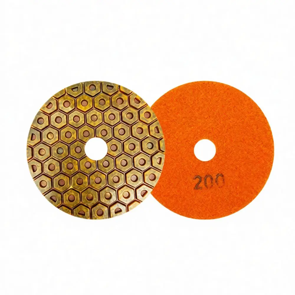 Metal Diamond Abrasive Pad For Yiguang Granite Marble Floor Restoration Grinding Wheel Stone Surface Polishing Tool