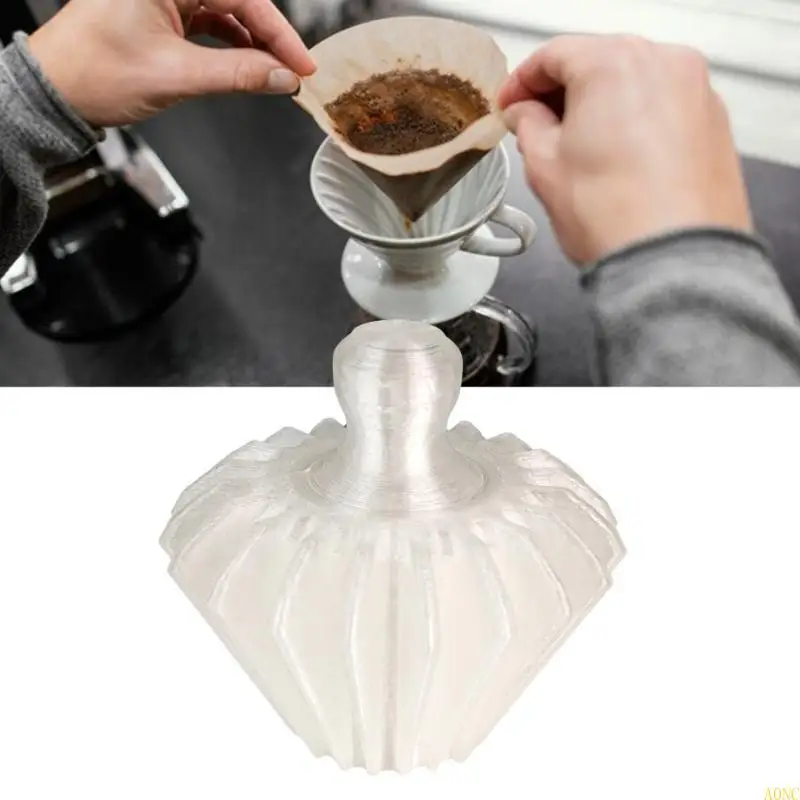 A0NC Ergonomic Coffee Filter Press Press Filtre Paper Assistant pour usage domestique
