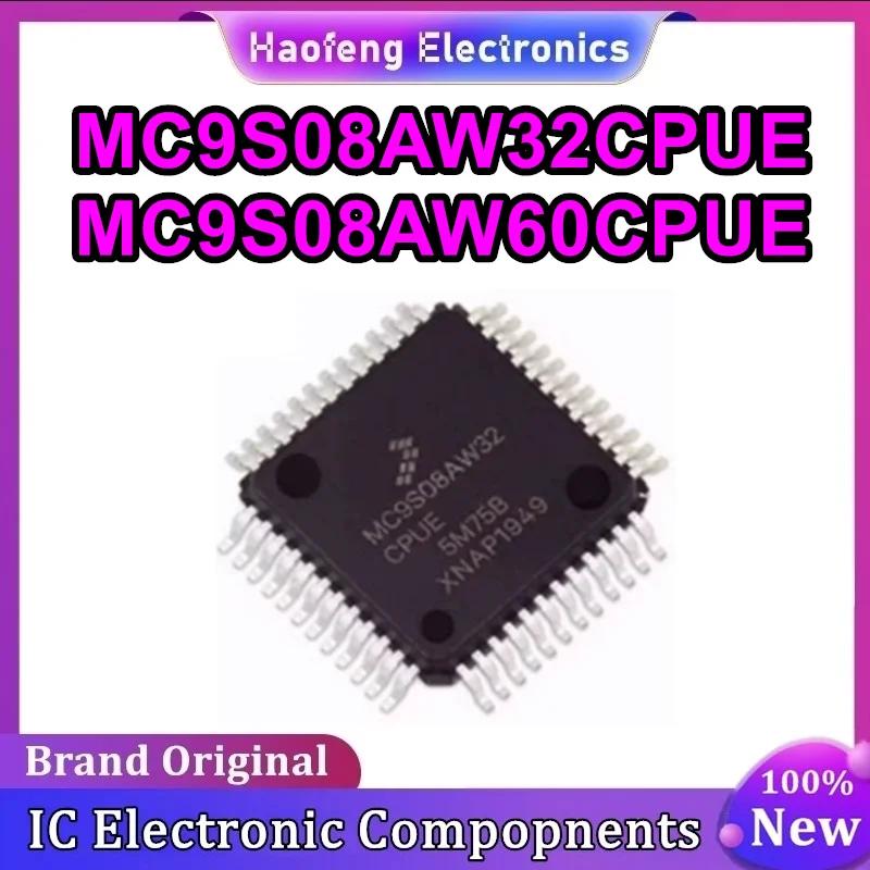 

5PCS MC9S08AW32CPUE MC9S08AW60CPUE QFP64 IC chipset New in stock