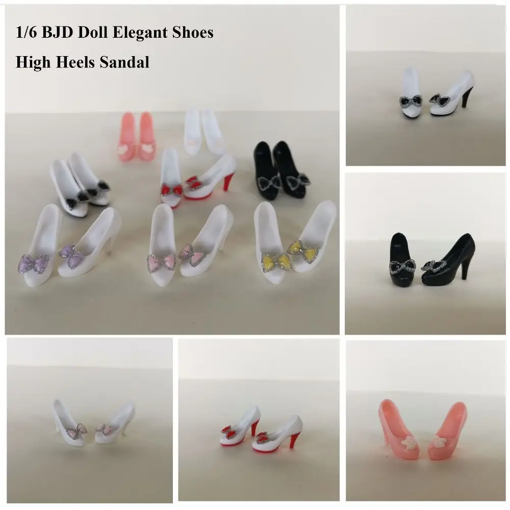 Quality Multicolors Elegant High Heels 2cm Length Doll Accessories Casual Sandal Cute Original Doll Shoes for 1/6 BJD 30cm Dolls