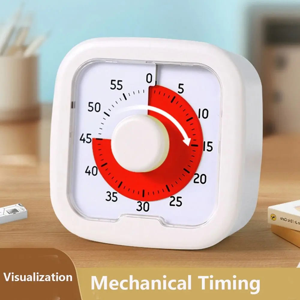 Minuterie Visuelle Silays euse avec Support, Chronomètre, Alarme, Compte à Rebours, Gestion du Temps Fort, Cuisine, Cuisson, Nik