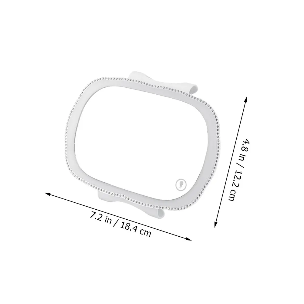 

Car Vanity Mirror Automotive Interior Lighted Glass Sunshade Makeup Visor Led Mirrors Car Decor Accessories