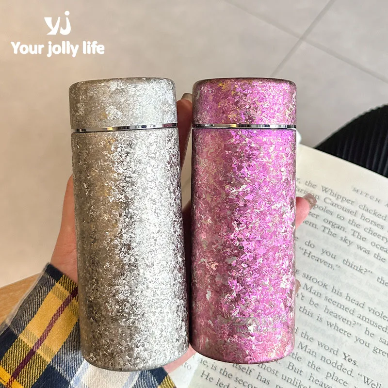 

200ml Mini pure Titanium Vacuum Flasks,High Temperature Crystal Large Ice Water Bottle,Portable Drinkware,Pocket Thermos Cup