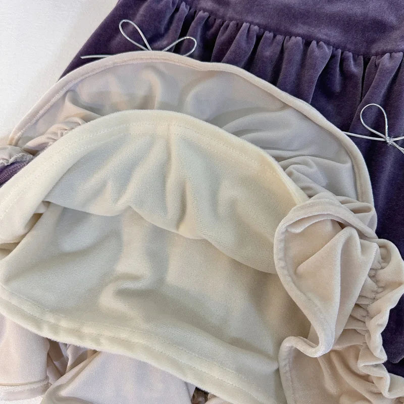 Children's Dress Winter New Style Girl Baby Fashionable Sleeveless Thickened Vest Dress Princess Girl Dress